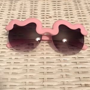 Brand New Pink Wavy Bando Sunglasses